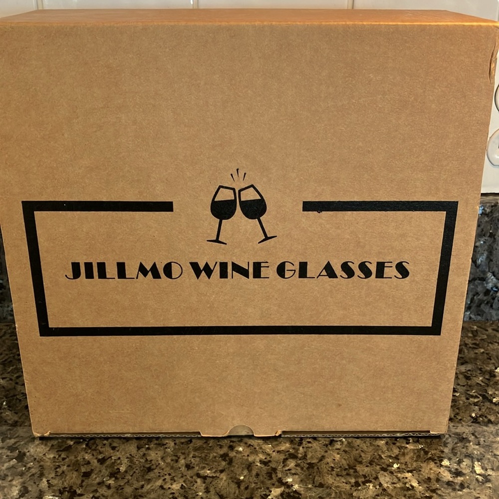 NWT Jillmo Copper Coated 304 Stainless Steel Wine Glass Pair 18 Ounce, NIB - Picture 6 of 13